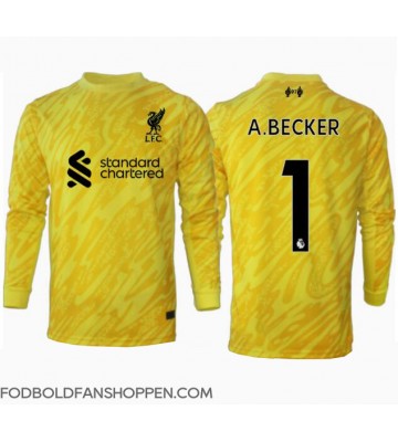 Liverpool Alisson Becker #1 Målmand Tredjetrøje 2024-25 Langærmet
